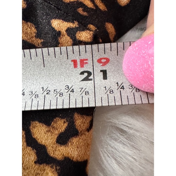 Simply Vera Vera Wang Black Floral Print Long Sleeve V Neck Blouse Women's L - Picture 7 of 8